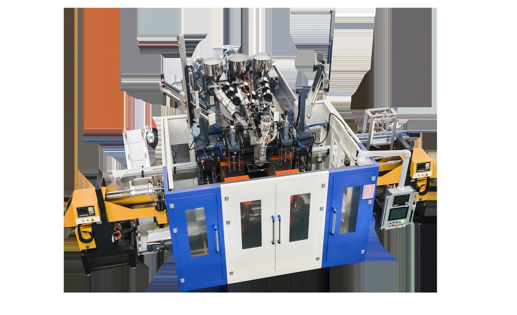 HDPE 5L Plastic Bottle Blow Molding Machine 80mm Fully Automatic Double Station