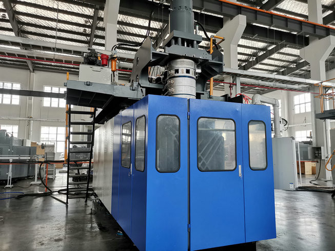 120L HDPE Plastic Drum EBM Blow Molding Machine 5.8*2.9*4.3